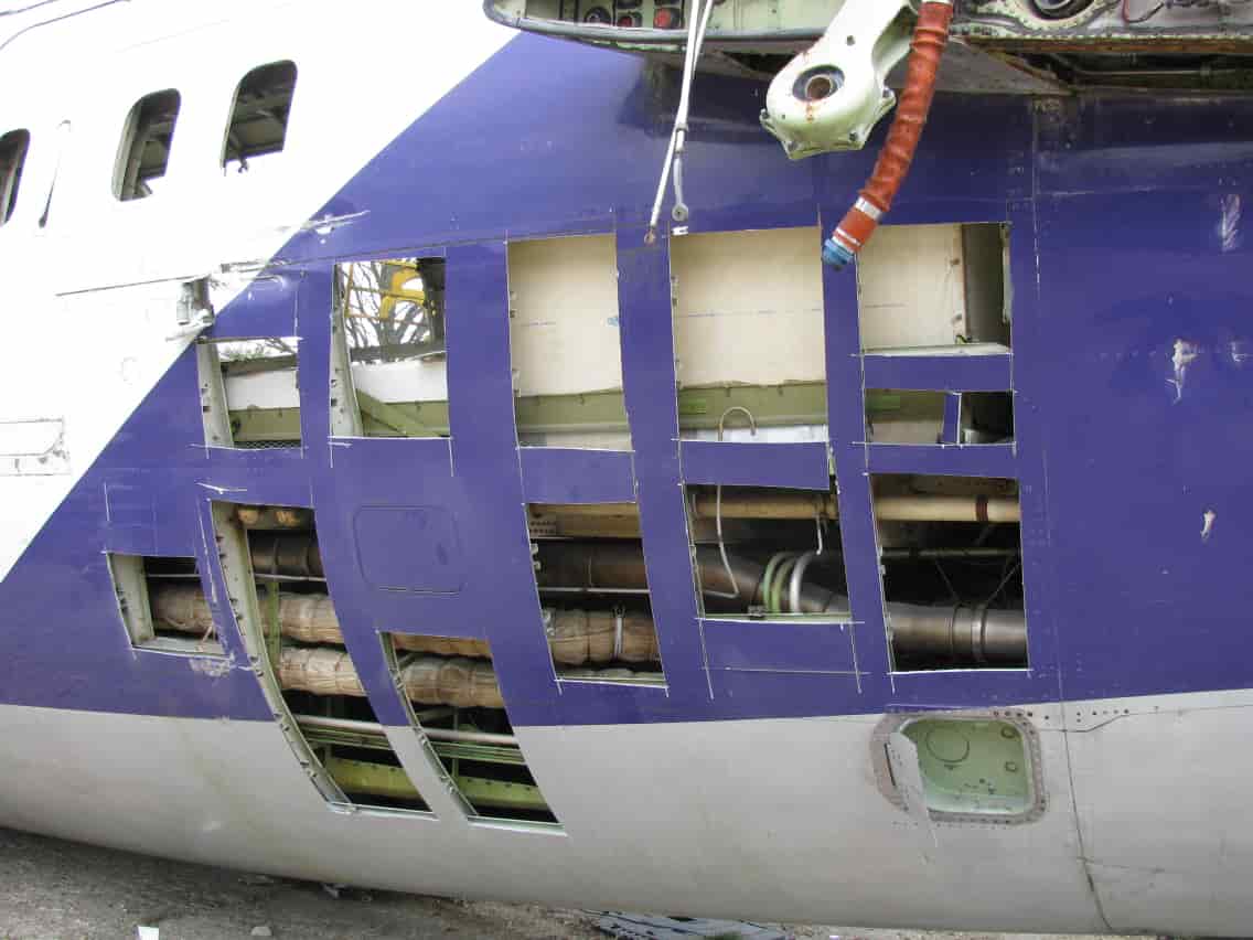Boeing 727 - Fedex - Purple