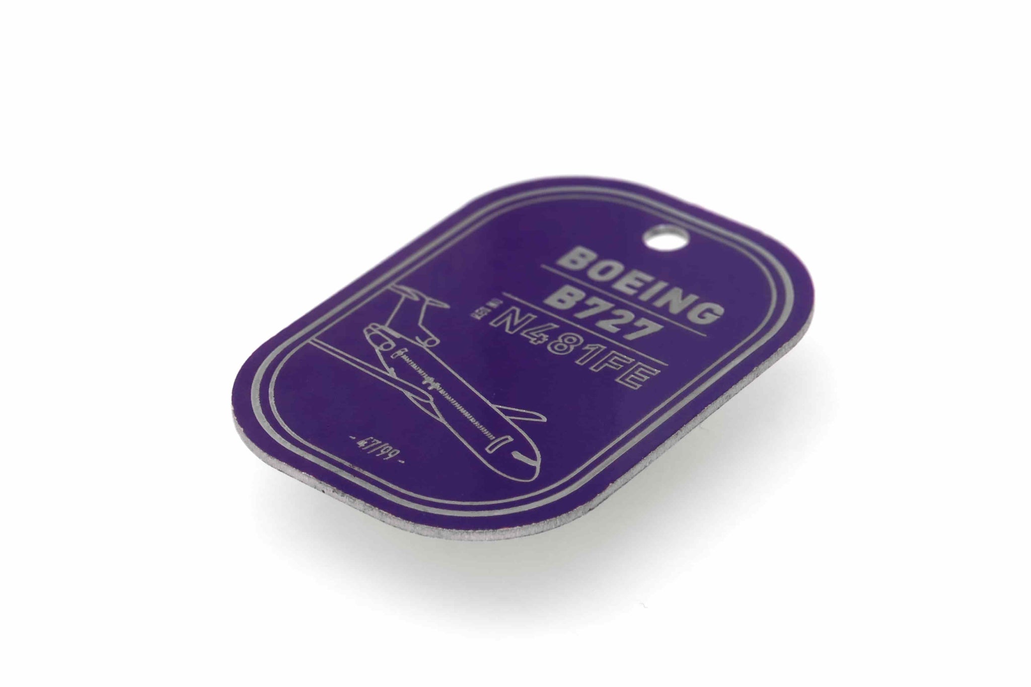 Boeing 727 - Fedex - Purple
