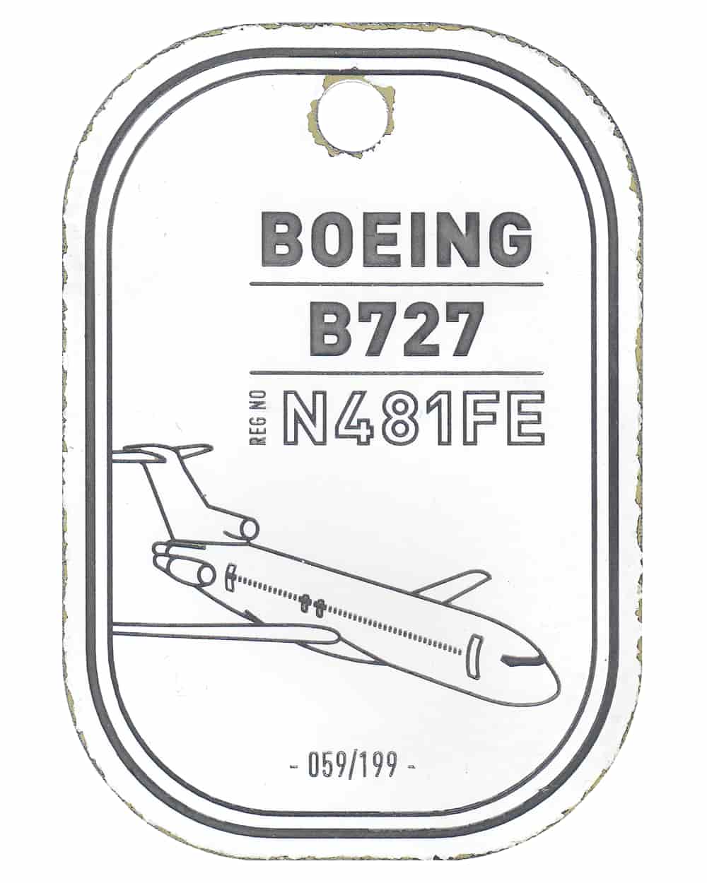 Boeing 727 - Fedex - White