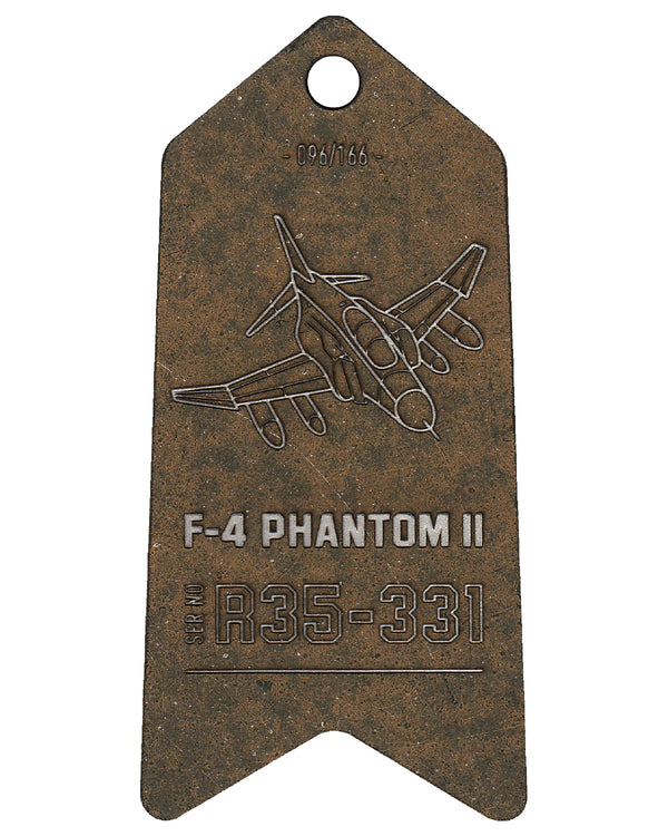 米空軍 戦闘機 F-4 ファントム タグ キーホルダー F-4C 自衛隊 F4-phnaotm-II-aircraft-skin-